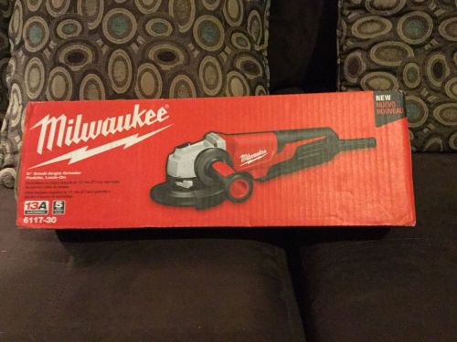 milwaukee 5in. small angle grinder paddle lock on Corded 13. Amp.