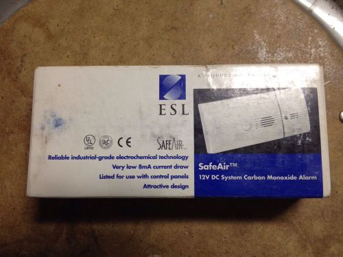 ESL SAFEAIR CARBON MONOXIDE ALARM NEW IN BOX ES-240-CO