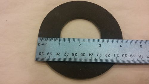 Black Neoprene Rubber Ring Gasket 4.25&#034; O.D x 2&#034; I.D. x 1/8&#034; Thick