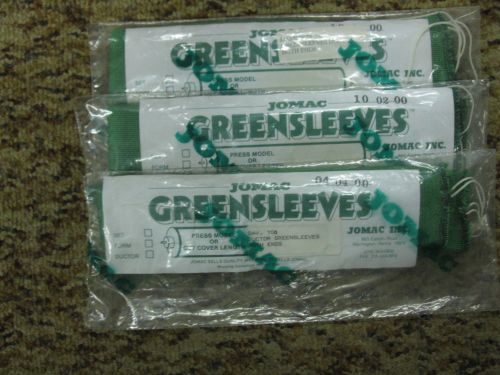 NEW- Jomac Green Sleeves- Davidson 700- Set of 3