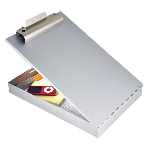 Portable storage clipboard, letter, silver 11017 for sale