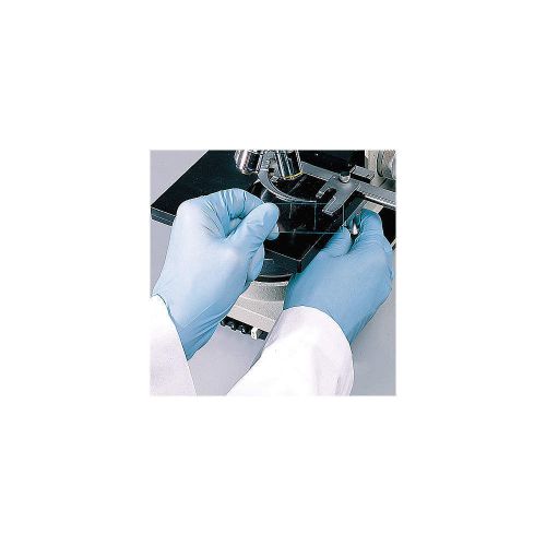 Disposable gloves, nitrile, m, blue, pk100 hc350n 56860 for sale