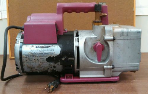 ROBINAIR VACUMASTER 1/2 HP VACUUM PUMP MODEL 15600 Electric