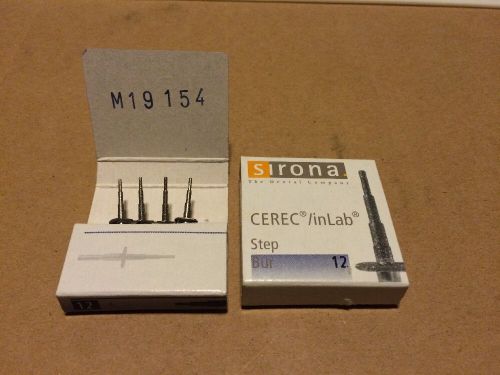 4 Sirona CEREC / inLab Compact Mill Burs- Step Bur 12