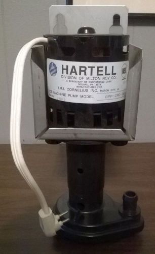 Hartell gpp-2rc-1a ice machine pump, 29840 for sale