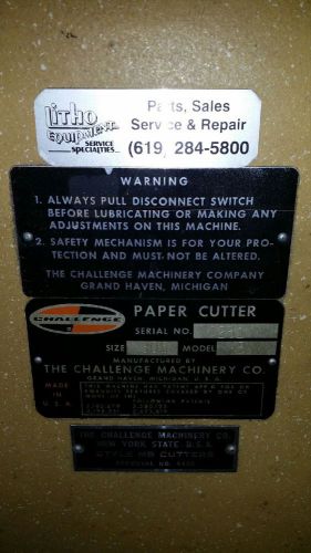 CHALLENGE CHAMPION PAPER CUTTER