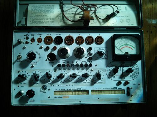 Hickok TV-3B/U Military Tube Tester/ Multimeter, Capacitance- Working