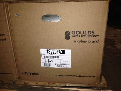 Goulds 1sv20fa30 20 stg esv ss vertical water pump liquid end grundfos cr1 cr 1 for sale