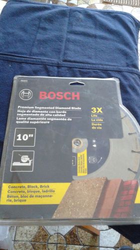 BOSCH [PREMIUM SEGMENTED DIAMOND BLADE 10&#034; 3X TIMES LIFE CONCRETE, BLOCK, BRICK