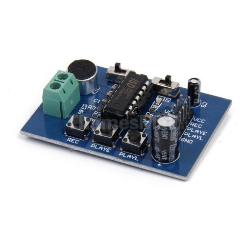 Isd1820 sound/voice board recorder &amp;playback module on-board microphone 3-5v for sale