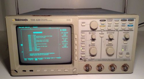 TEKTRONIX TDS 420 4 Channel 150 MHz - 100 MS/s Digitizing Oscilloscope