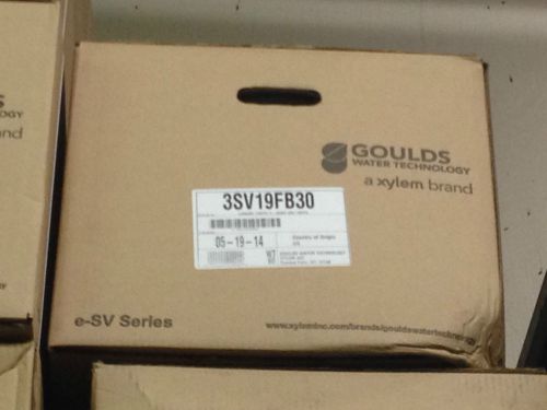 GOULDS 3SV19FB30 19 STG ESV SS VERTICAL WATER PUMP LIQUID END GRUNDFOS CR3 CR 3