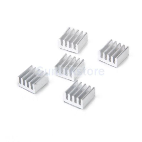 5x Heat Sink 8x8x5mm Aluminum Heatsink Kit W.cooling stick for Raspberry PI