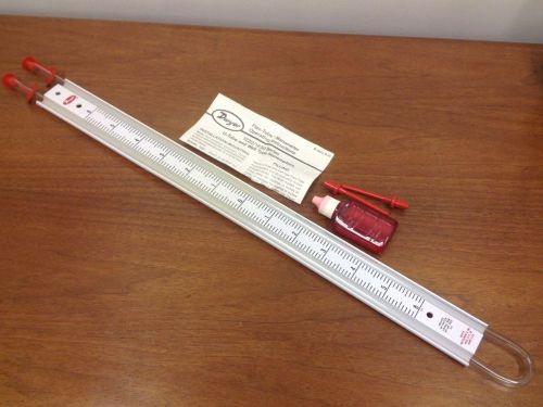 Dwyer - Catalog #1221-12-D - Flex-Tube Manometer 1220/1230 Series - NEW