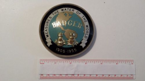 VINTAGE BADGER WATER METERS 1905-1955 (LUCITE?) PAPER WEIGHT