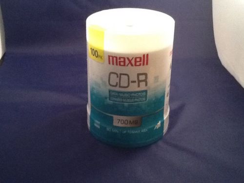 Maxell CD-R 100 PK 700 MB 80 MIN Up To/max 48X