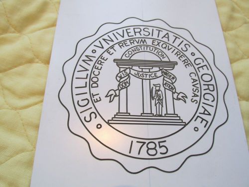 Engraving template university of georgia emblem - for awards/plaques athens, ga for sale