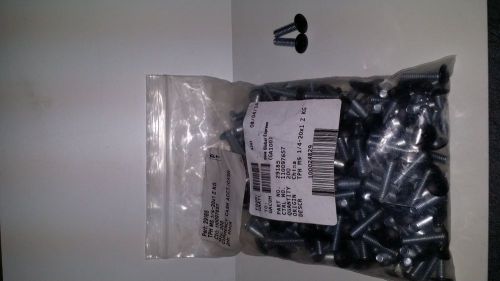 TPH MS 1/4-20X1&#034; Z KG ( Black phillip head screw)