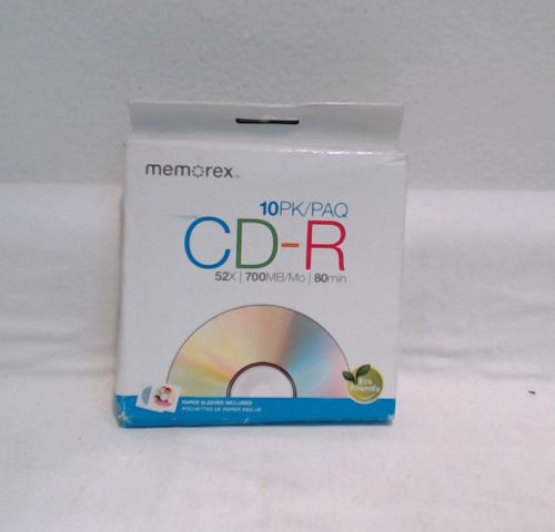 Memorex 700MB 52x CD-R, 10 Pack