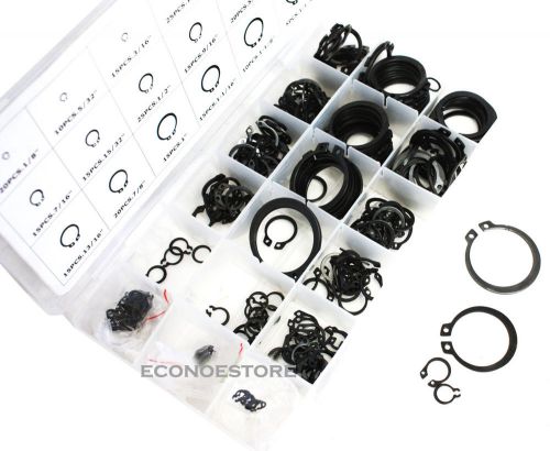 300Pc  Snap Retaining Ring Hardware Assortment Set Kit 18 diff Sizes FREE SHIP!