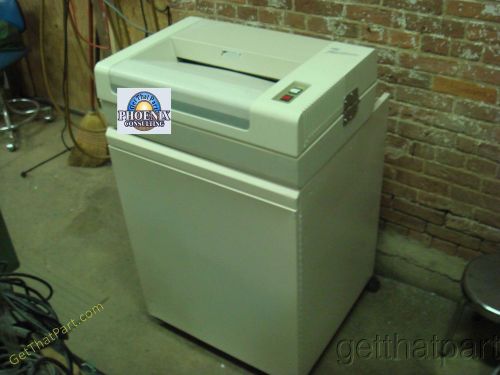 GBC 1656S 7501001 Industrial USA Made 2HP Fast Stripcut Paper Shredder