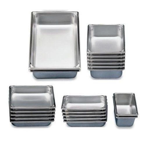 Vollrath 30042 Stainless Steel Super Pan V Steam Table Pan, Full Size, 14-Quart