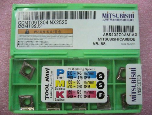 20pcs MITSUBISHI CCMT32.51 CCMT09T304 NX2525 Carbide Insert New free shipping-
							
							show original title