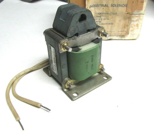 NEW . General Electric Indust&#039;l Solenoid Cat# CR9500B101A2A Pull Form .. VI-166