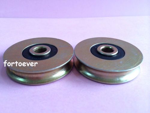 New 1pcHigh Quality 6mm 0638UU  6*38*9.7mm Guide pulley U Groove  BEARING