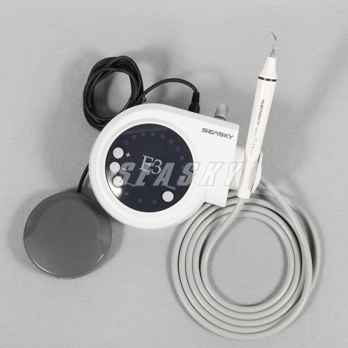 Dental Piezo Ultrasonic Scaler + Scaling Handpiece 5 Tips Fit EMS/WOODPECKER E3