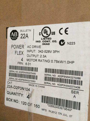 Sealed Allen Bradley PowerFlex 4