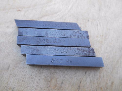 Rex  5/16&#034;x 2 1/2&#034; hss tool bits , lot of 5 for sale