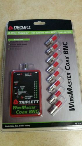 New 8 Way WireMaster Coax Tester by Triplett