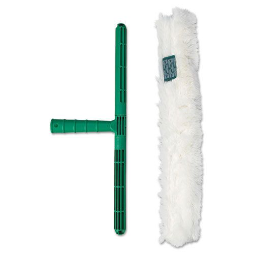 Original Strip Washer, 18&#034; Wide Blade, Green Nylon Handle, White Cloth Sleeve