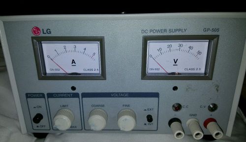 LG GP-505 DC Power Supply