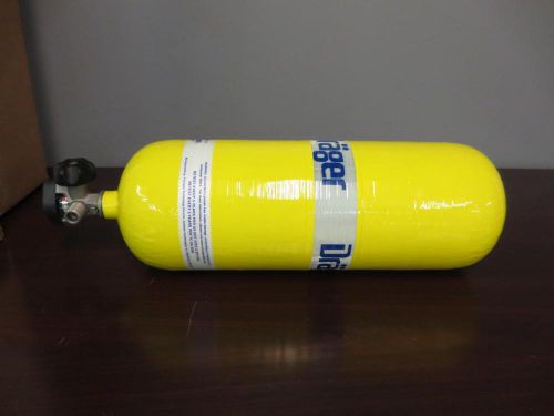 NEW DRAGER 4055701 CARBON SCBA AIR TANK CYLINDER 30 Min 2216 PSI Valve scott msa