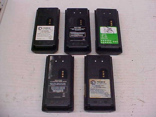 ge ericsson m/a-com Jaguar portable radio batteries 5ea as 1 lot bid loc#a708