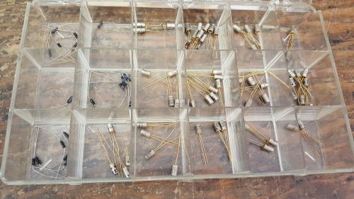 HUGE LOT 88 TOTAL VINTAGE ETC. GOLD PIN RESISTORS VARIOUS TYPES