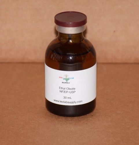 Tex Lab Supply Ethyl Oleate 30 mL NF-EP/USP