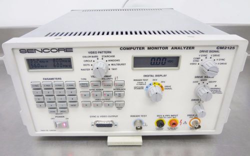 SENCORE CM2125 Computer Monitor Analyzer