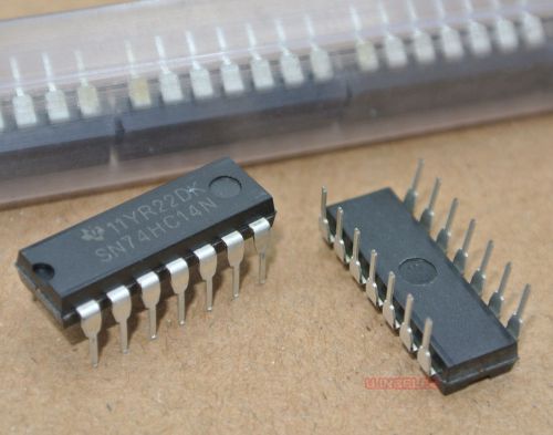 20pcs SN74HC14N 74HC14 IC HEX SCHMITT-TRIG INV DIP-14