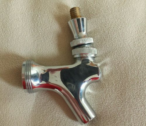 Polished Chrome Draft Beer Faucet - Keg Tap Kegerator Spout