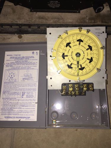 T7401BC Intermatic Time Control Seven Day Dial Time Switch