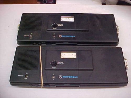 motorola msf5000 base repeater radio metering panels tln2418a 2ea lot loc#a301