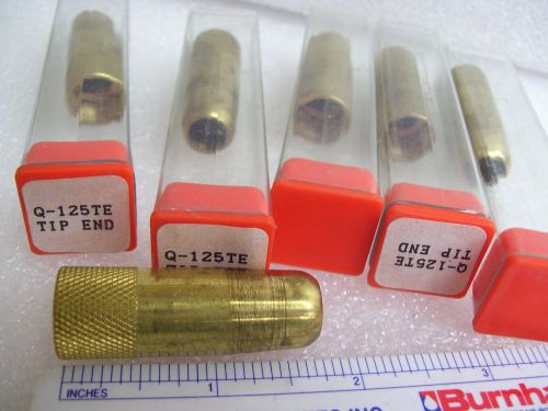 ( 6 ) Nos Goss Q-125TE TIP END LOT  Flame Air Propane Torch Tip