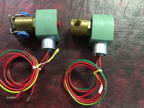 2 PCS. - ASCO REDHAT #8232G22 SOLENOID - 1/4&#034;NPT