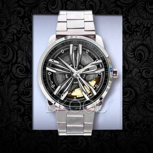 653 2014 BMW M6 Gran Coupe wheel new Watch New Design On Sport Metal Watch