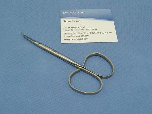 Jarit Iris Scissors, 360-123, Curved, Flat Handles, German