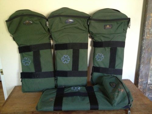 IRON DUCK IDX XTREME MEDICAL EMS PARAMEDIC PADDED MEDIC OXYGEN LOT OF 4 BAGS