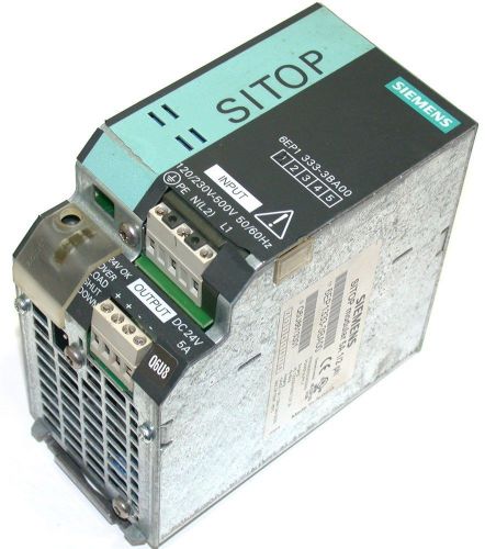 SIEMENS SITOP MODULAR DC 24V 5A POWER SUPPLY 6EP1333-3BA00